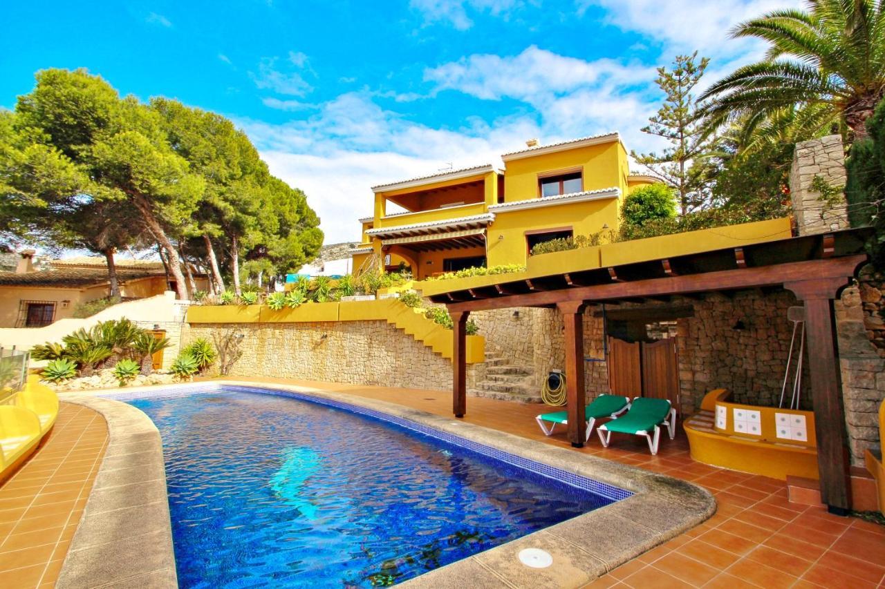 El Portet - Beachfront Holiday Home With Private Pool In مورايرا المظهر الخارجي الصورة