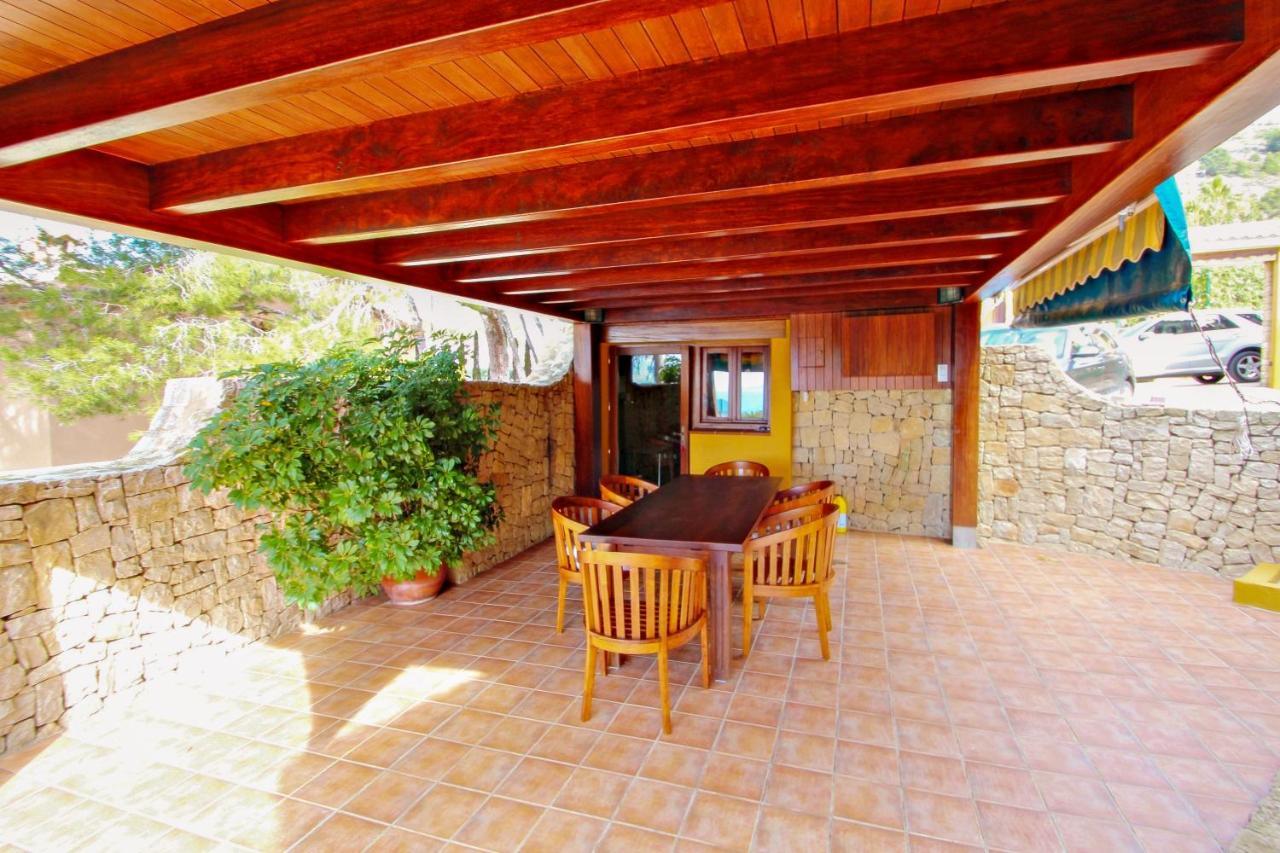El Portet - Beachfront Holiday Home With Private Pool In مورايرا المظهر الخارجي الصورة
