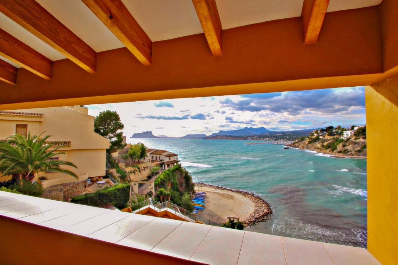 El Portet - Beachfront Holiday Home With Private Pool In مورايرا المظهر الخارجي الصورة